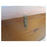 (A-1) Vintage Wood Box with Content...