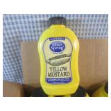 (B-1) 12 Bottles of Yellow Mustard ...