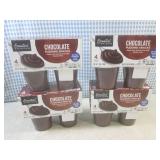 (B-2) 4 - 4-Cup Packs of Chocolate ...