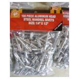5 Packs of PTC Aluminum Head Steel Mandrel Rivets