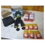 Binoculars, Bug Shields and Elk Calls