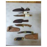 Hunting Knives with Sheathes