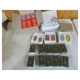 Decks of Playing Cards and Cribbage Boards