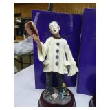 3 Duncan Royal Musical Clown Statues