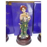 3 Duncan Royal Musical Clown Statues
