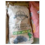 3 Bags of Frontier 100% Natural Hardwood Briquets-South American Charcoals