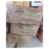 3 Bags of Frontier 100% Natural Hardwood Briquets-South American Charcoals