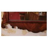 Antique Chippendale Mahogany Wall Mirror