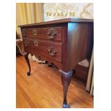 Hickory Chair Queen Anne Mahogany 2 Drawer Chest