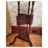 Mahogany Trifoot Tall Plant Stand