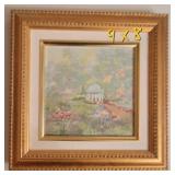 Original Acrylic Painting ~ Spring Pavilion