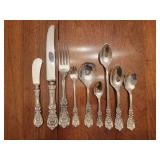 Reed & Barton Sterling Silver Flatware Service for 8 ~ Francis I, 3313g