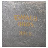 Vintage Ewald Bros  Galvanized Aluminum Porch Milk Delivery Box