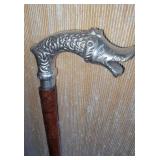 Dragon Head Handle Walking Stick Cane