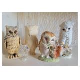 Owl Figurine Collection ~ Cybis * Beswick * English