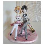French Courting Couple Figurine
