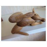 Mid-Century Danish wooden figurines by Kay Bojesen ~ Rabbit * Bear * Monkey