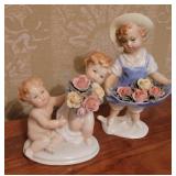 Delicate German Volkstedt porcelain Figurines