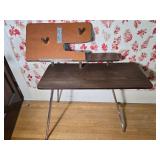 Retro Tiered Modern Writing Desk with Chrome Legs