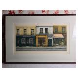 *SIGNED* Dreamy Parisian Fine Art Print - Andre Renoux - Le restaurant L