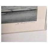 *SIGNED* Dreamy Parisian Fine Art Print - Andre Renoux - Le restaurant L