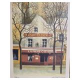 *SIGNED* Fine Art French Print - Andre Renoux - La Maison Catherine La Mere Catherine, Place du Tetre a Montmartre