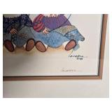 *SIGNED* Indigenous American Fine Art Print - Barbara Lavalee - Eskimo Stitchery