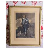 Brilliant Vintage Fine Art Print - Thomas Gainsborough - The Blue Boy