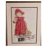 Adorable Fine Art Print Pair - Lisi Martin - Garden Girl Series