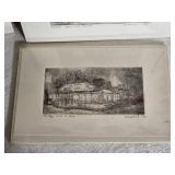 *SIGNED**LOCAL* St. Paul Fine Art Architechtural Print Series - Michael Bond - State Capitol . Minnesota . Winter / "Nostalgia" / Landmark Center / Mickey