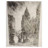 *SIGNED**LOCAL* St. Paul Fine Art Architechtural Print Series - Michael Bond - State Capitol . Minnesota . Winter / "Nostalgia" / Landmark Center / Mickey
