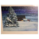 *SIGNED**ARTIST PROOF* Idyllic Rural Fine Art Print Pair - Connie Bieber - A Welcome is Waiting / Tender Offerings