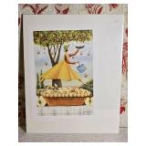 *SIGNED* Joyful Rural Fine Art Print Pair - Connie Bieber - Apple Pie Days / Dawn is Nigh