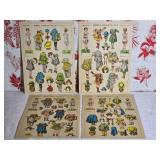 Antique French Paper Doll Sheet Series - Imagerie D