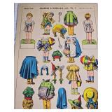 Antique French Paper Doll Sheet Series - Imagerie D