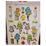 Antique French Paper Doll Sheet Series - Imagerie D
