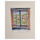 *SIGNED* Darling Fine Art European Street Scene Print Series - Betty Guy - In Venice / Paris / Jo