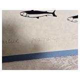 *SIGNED* Indigenous Fine Art Print Pair - Henry Napartuk - Eskimo Woman Fishing / Bear