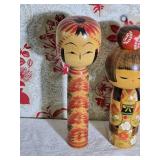 Japanese Kokeshi Doll Collection