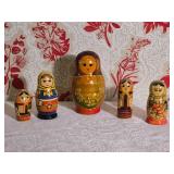 Russian Nesting Doll and Matryoshka Figure Collection