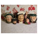 Royal Doulton Style Character Jug Collection