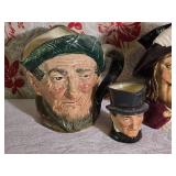 Royal Doulton Style Character Jug Collection