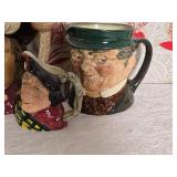 Royal Doulton Style Character Jug Collection