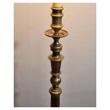 Traditional Floor Lamp with Black Shade