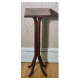 Tall Square Top Plant Stand or Pedestal Table