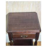 Traditional Mahogany One Drawer Side Table