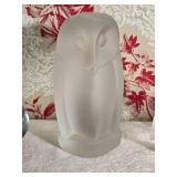 *SIGNED* Studio Art Glass Owl Statuette Series