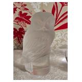*SIGNED* Studio Art Glass Owl Statuette Series