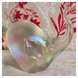 *SIGNED* Studio Art Glass Elephant Statuette - Orient & Flume