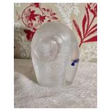 *SIGNED* Studio Art Glass Elephant Statuette - Murano - Gambaro & Poggi
